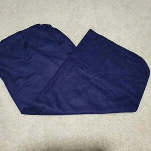 Struble & Moffitt Blanket 40" x 60" Navy Blue Throw Lightweight